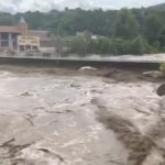 Esonda un torrente a Campomorone (GE) a causa del violento temporale.