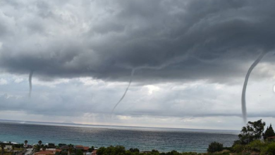 Photo of FOTO e VIDEO – Calabria, TROMBE MARINE nel Tirreno: una fa landfall