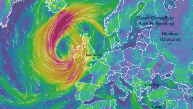 Photo of Una potente TEMPESTA punta l’IRLANDA: raffiche a oltre 150 km/h