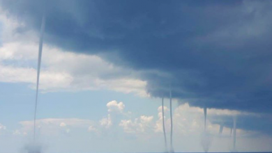 Photo of NOVE TROMBE MARINE  in contemporanea: show nel GOLFO del MESSICO