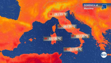 Photo of Domenica ancora BOLLINO ROSSO per il CALDO