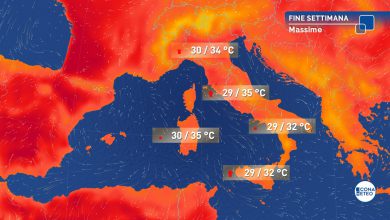 Photo of CALDO in aumento nel WEEKEND: gli ultimi aggiornamenti