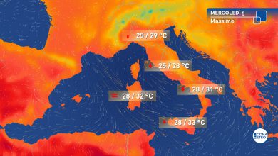 Photo of Nel WEEKEND nuovo AUMENTO DELLE TEMPERATURE