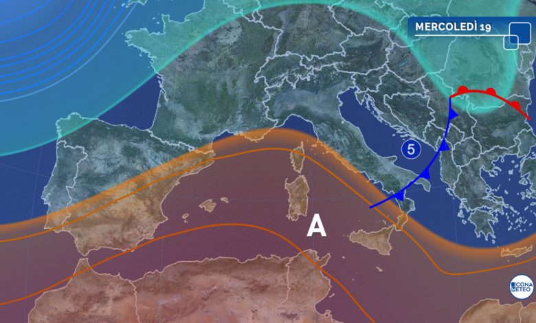 meteo mercoledì