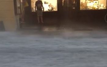 Photo of Primi forti TEMPORALI sull’Alto Adige: a MERANO strade come fiumi