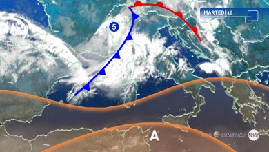 Photo of Meteo, STOP AL CALDO anche per il Sud: arriva qualche temporale