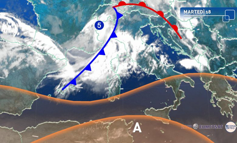 meteo martedì