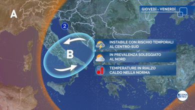 Photo of Nuovo RIALZO delle TEMPERATURE in vista