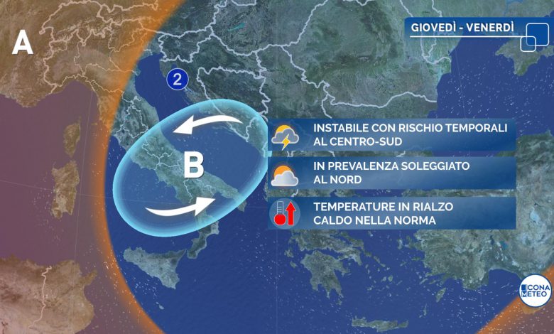 Nuovo rialzo delle temperature in vista
