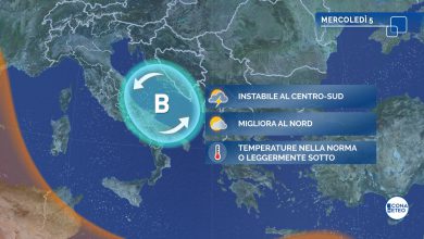 Photo of TEMPORALI non solo al Nord, CENTRO-SUD nel mirino: le zone a rischio