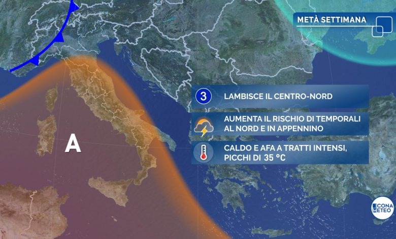 Settimana di Ferragosto con caldo e afa
