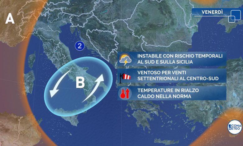 caldo temporali