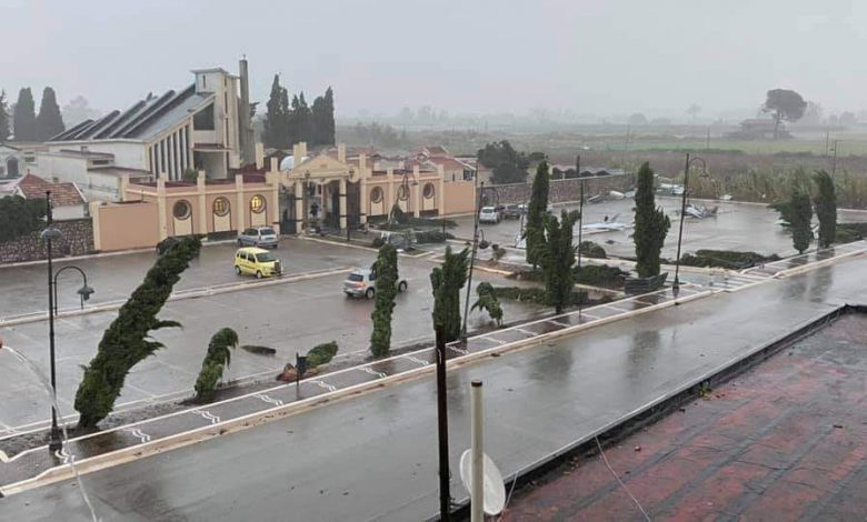 tornado tromba d'aria nettuno casal di principe