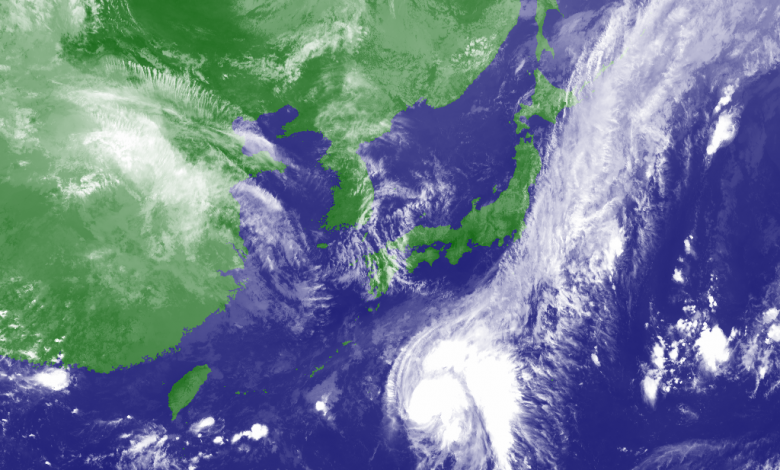 tempesta verso il giappone