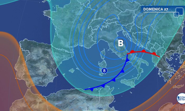 meteo maltempo domenica