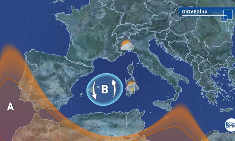 meteo giovedì