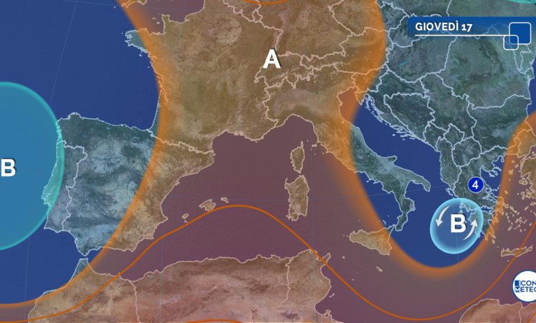 meteo giovedì