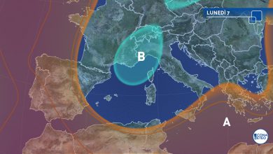 Photo of LUNEDÌ tornano PIOGGE e TEMPORALI al NORD