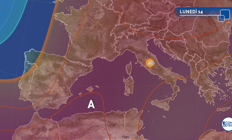 Settimana di sole e clima estivo