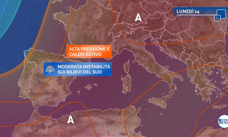 Oggi tanto sole sull'Italia e clima estivo