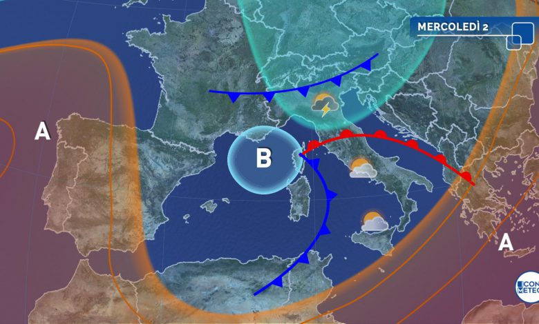 meteo mercoledì