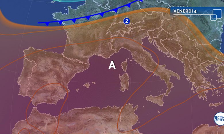 anticiclone delle azzorre