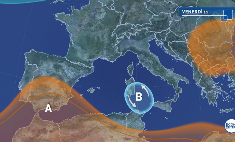 meteo venerdì 11 settembre