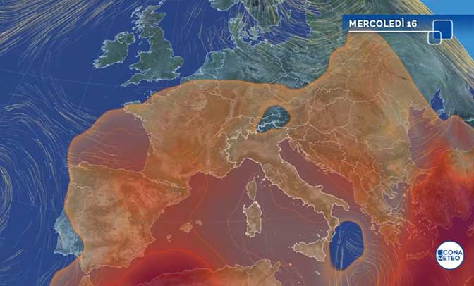 caldo mercoledì