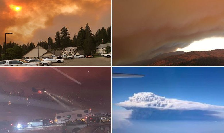 california incendi tempesta di fuoco