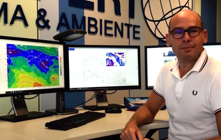 ciclone meteo caldo video