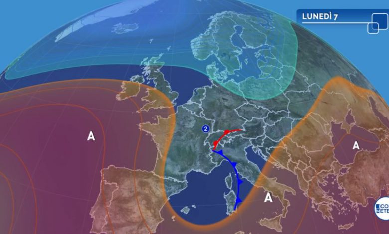 temporali meteo maltempo lunedì