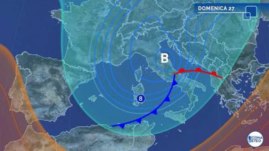 Photo of MALTEMPO di nuovo in intensificazione, domani ALTO RISCHIO DI NUBIFRAGI. Ecco dove