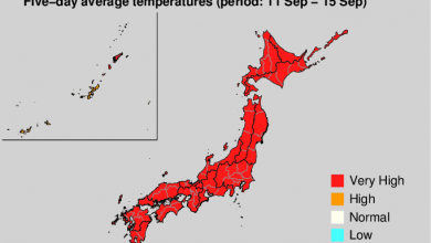 Photo of Giappone, CALDO RECORD nel mese di settembre: raggiunti i 40 GRADI