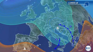 Photo of Meteo, settimana al via con MALTEMPO: sull’Italia un VIAVAI DI PERTURBAZIONI