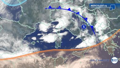 Photo of Meteo, PIOGGE e TEMPORALI INTENSI: le zone più a rischio
