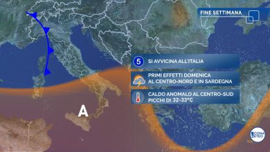 Photo of Oggi INSTABILITÀ in aumento e ancora CALDO ANOMALO: i dettagli
