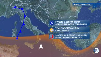 Photo of Avanzano i TEMPORALI al Centro-Nord: svolta AUTUNNALE in arrivo
