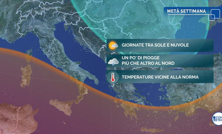 Da martedì generale miglioramento del tempo