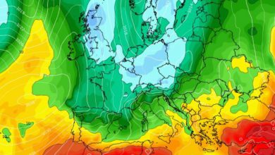 Photo of ARIA FREDDA sul cuore dell’EUROPA: temperature in calo