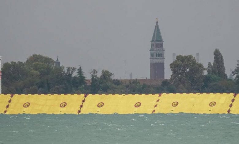 venezia acqua alta marea mose