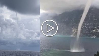 Photo of Costiera AMALFITANA sfiorata da una TROMBA MARINA [VIDEO]