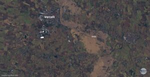 Esondazione del Sesia sotto Vercelli