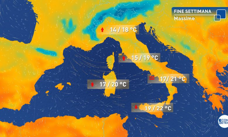 Meteo: tempo in miglioramento. Da domani alta pressione in rinfozo