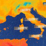 Caldo estivo al Sud e in Sicilia per lo Scirocco