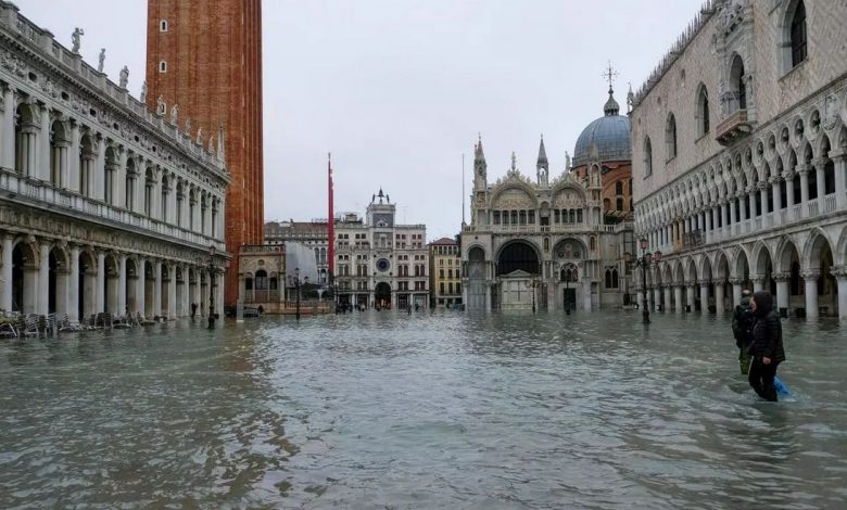 Venezia anche oggi in allerta per l'acqua alta