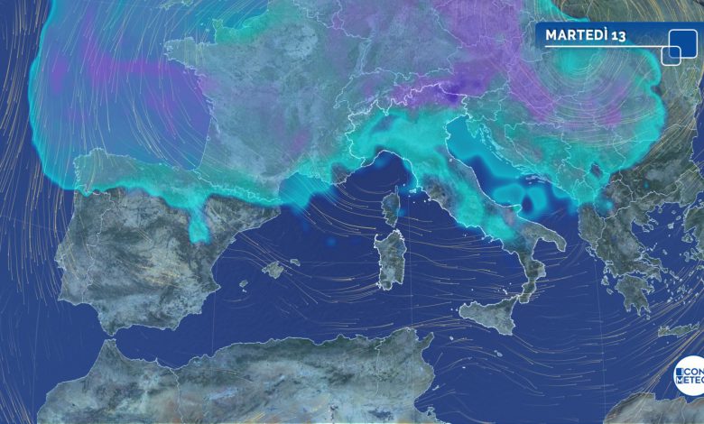 meteo martedì freddo