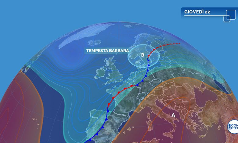 clima mite al centro-sud