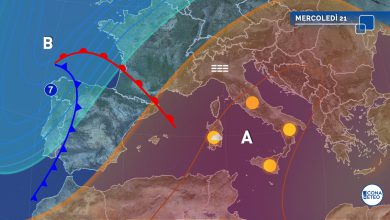 Photo of Oggi CLIMA MITE in tutta Italia. NUVOLE e qualche PIOGGIA: ecco dove
