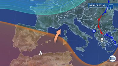 Photo of Oggi risveglio FREDDO al Nord e ULTIME PIOGGE al SUD