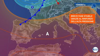 Photo of Venerdì prosegue la BREVE FASE di tempo STABILE e CLIMA MITE